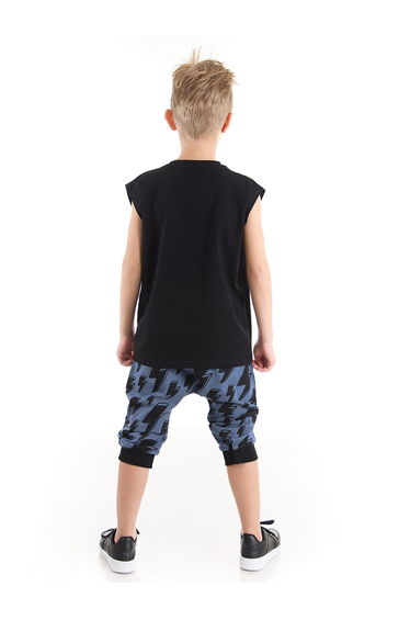 Lightning Dino Boy's T-shirt Capri Shorts Set product thumbnail 3