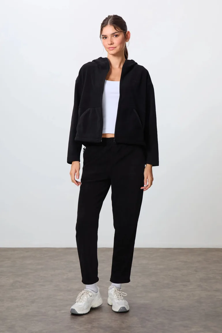 TOMMY Oversized Hooded Zipper Tracksuit Set - 3