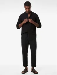 Mandarin Neck Shirt - 1