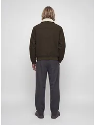 Wool Blend Sherpa Collar Jacket - 3