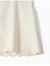 A-line sleeveless blouse with scalloped hem for girls - 3