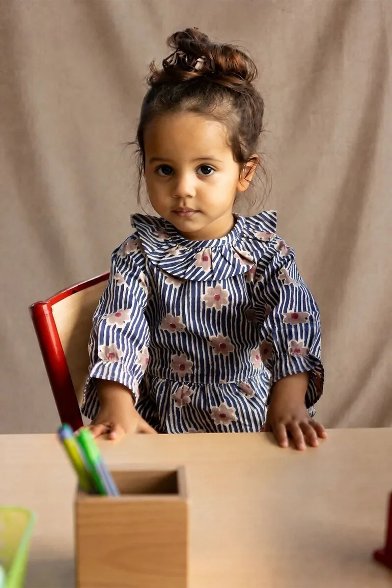 Banna Striped Romper - 2