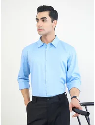 Men Regular Fit Solid Shirt - 1