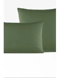 Scenario Plain 100% Cotton Percale 200 Thread Count Pillowcase - 2