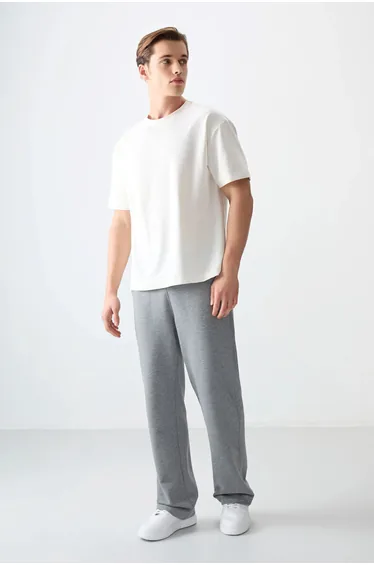 TOMMY Oversized Cotton Blend Crew Neck T-Shirt