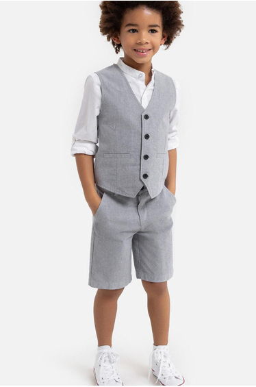 3-Piece Party Outfit in Cotton