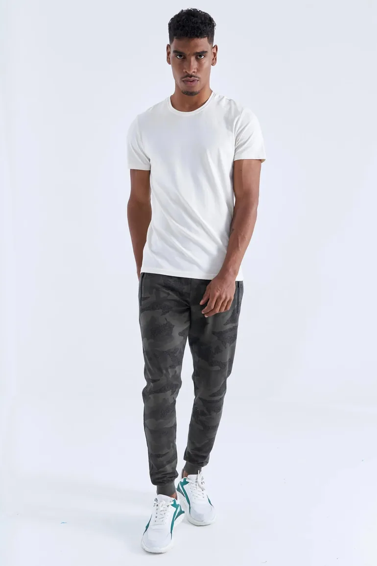 TOMMY Men's Camouflage Slim Fit Sweatpants