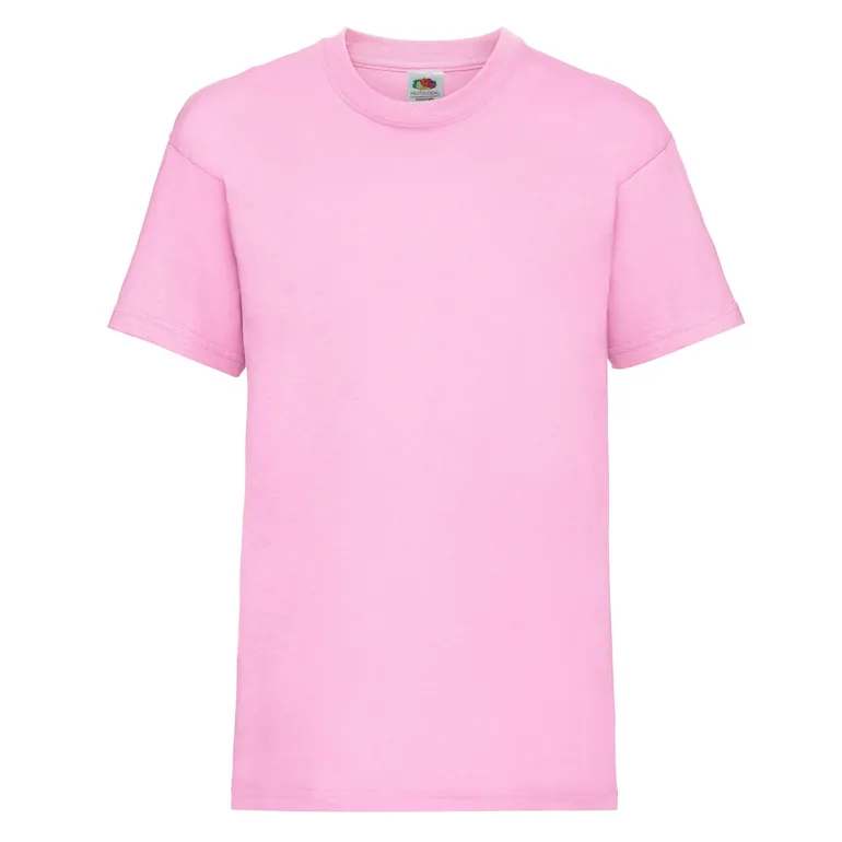 Fruit of the Loom Childrens/Kids Value T-Shirt - Light Pink