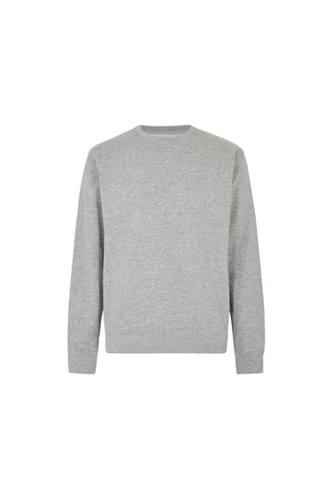 Kustom Kit Mens Heather Regular Sweatshirt - Heather Grey