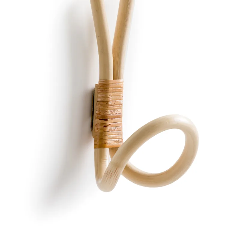Set of 2 Malu Rattan Wall Hooks - 7