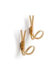 Set of 2 Malu Rattan Wall Hooks - 4