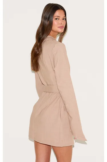 فستان  بليزر  بريتي ليتل ثينق قطن بيج بحزام