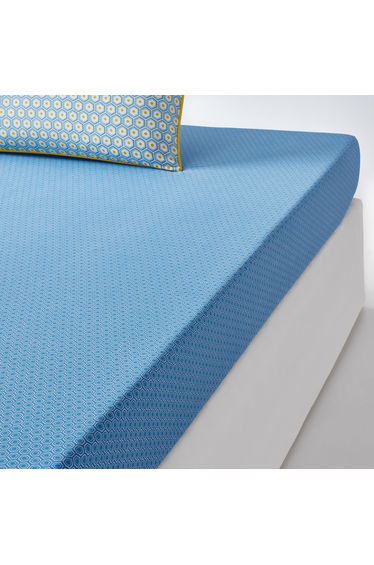POP Hexagonal Print Cotton Fitted Sheet