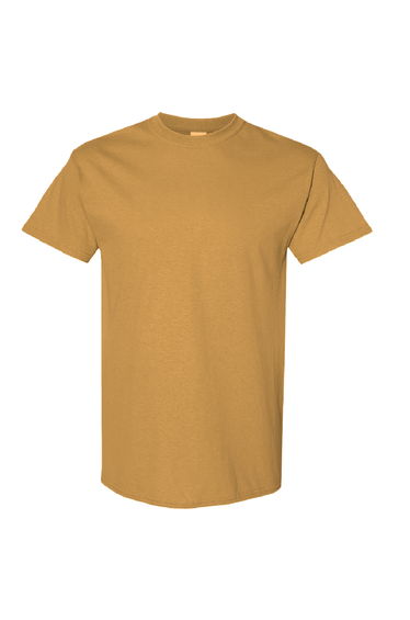 Gildan Mens Heavy Cotton Short Sleeve T-Shirt - Old Gold