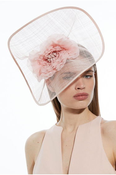 Flower Trim Headband Fascinator