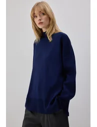 TURTLENECK BASIC KNIT SWEATER - 2