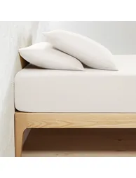 شرشف سرير بحواف مطاطية قطن بإرتفاع 25سم