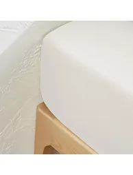 شرشف سرير بحواف مطاطية قطن بإرتفاع 25سم - 1