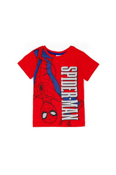 Spider-Man Boys Contrast Short Pyjama Set - Red/Blue