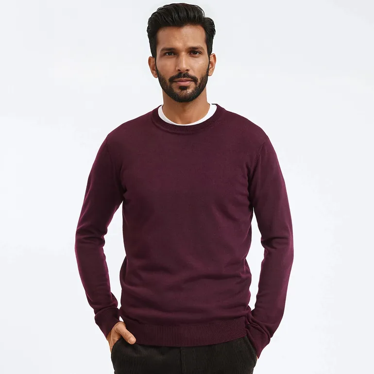 Merino Wool Jumper/Sweater Signature BASTIEN