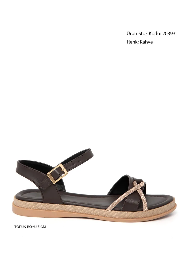 Brown Women's Sandals - 2