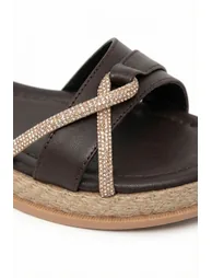 Brown Women's Sandals - 4
