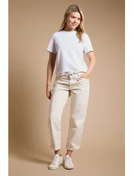 Boyfriends Ankle Grazer Fold Up Jeans - 3