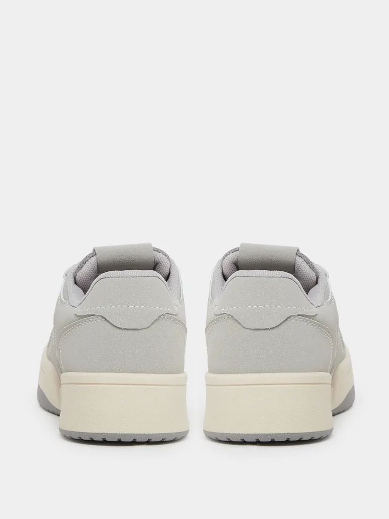 Lace-Up Court Sneakers - 3