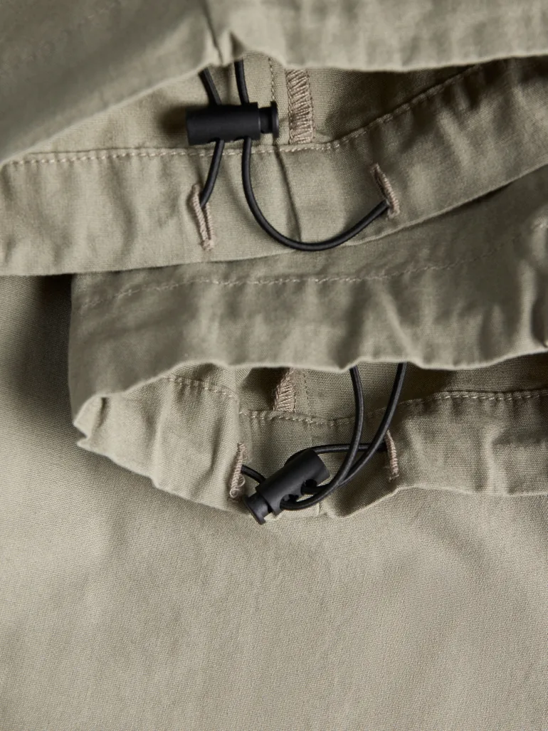 Grey Straight Leg Drawstring Joggers - 3