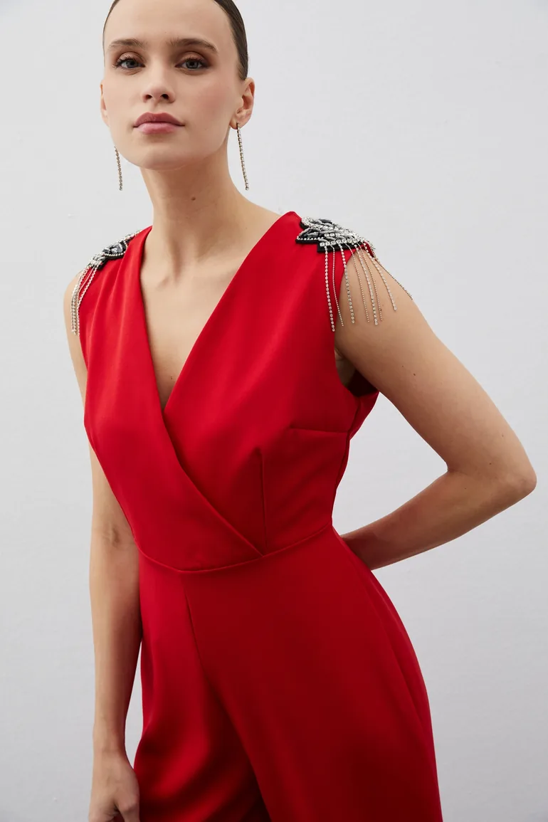Accessory Detailed Jumpsuit - 4