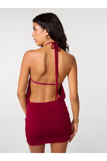 Jersey Waist Halterneck Dress product thumbnail 4