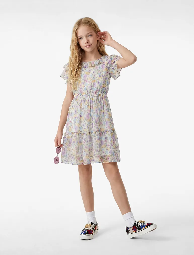 Floral Chiffon Dress