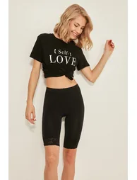 Women's Seamless Lace Long Boxer - 4