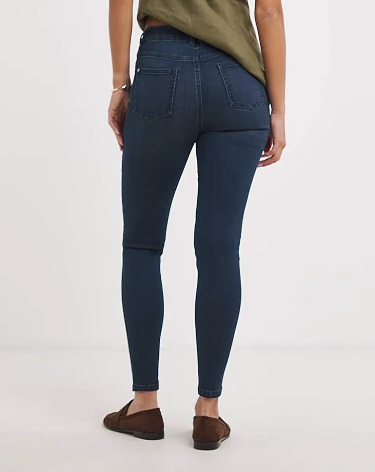 Super Stretch Indigo Skinny Jeans - 3