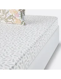 Dolce 30cm High Floral 100% Cotton Percale 200 Thread Count Fitted Sheet - 2