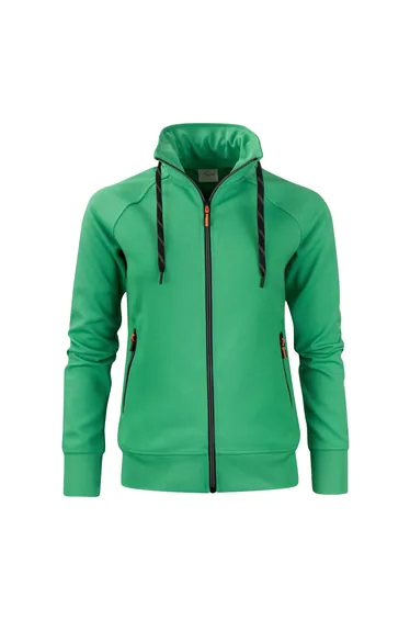 Printer Womens/Ladies Jog Sweat Jacket - Fresh Green