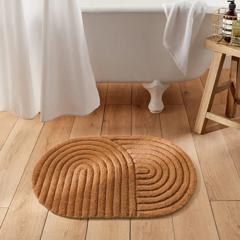 Simeas 100% Tufted Recycled Cotton Bath Mat - 1