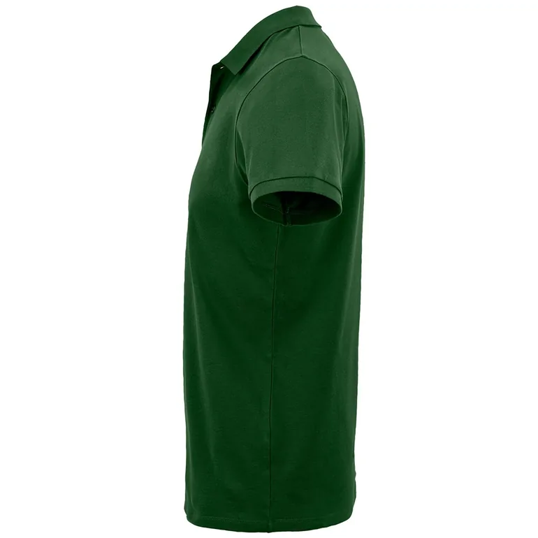 SOLS Mens Planet Pique Organic Polo Shirt - Bottle Green - 2