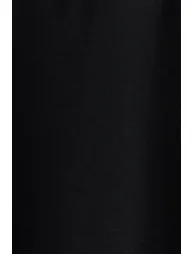 Black Column Midi Dress - 3