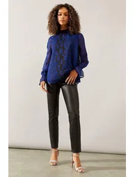 Faux Leather Jeans