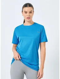 Reflective Text Basic Short Sleeves Top - 2