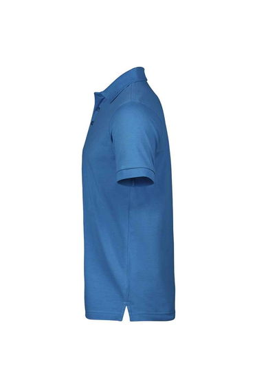 Tee Jays Mens Luxury Stretch Pique Polo Shirt - Ocean Blue product thumbnail 3