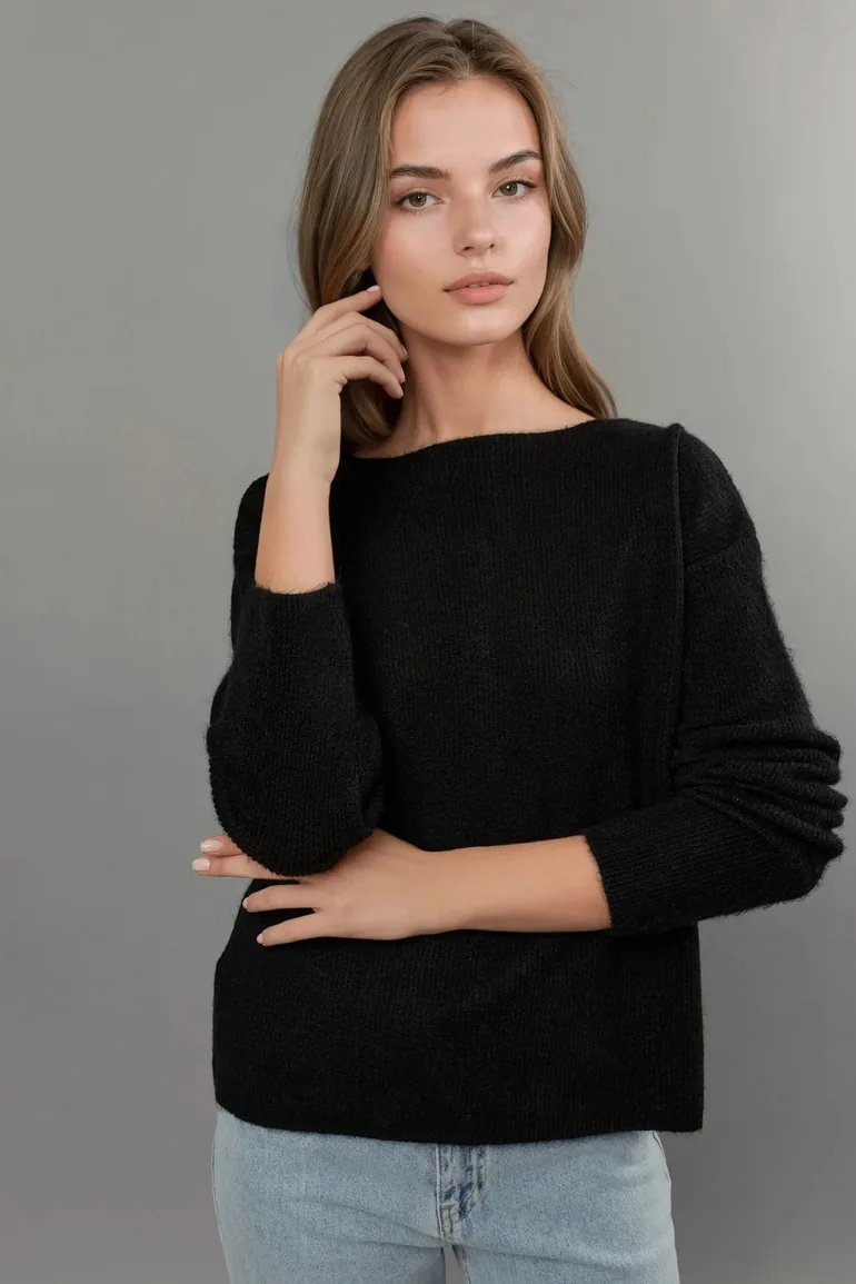 Ultra Soft Crew Neck Buttoned Dual-use Cardigan - 3