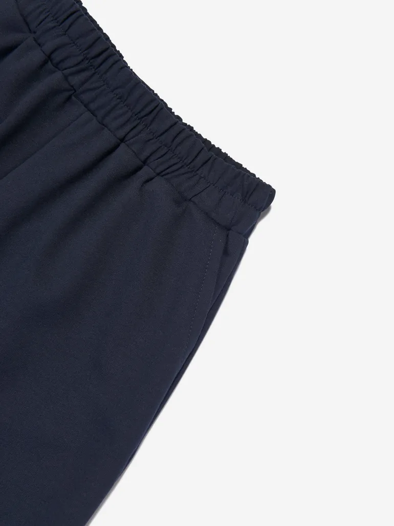 Girls Wide Leg Pants in Navy - 4