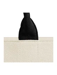 Quadra Puerto Tote Bag - Natural/Black - 2