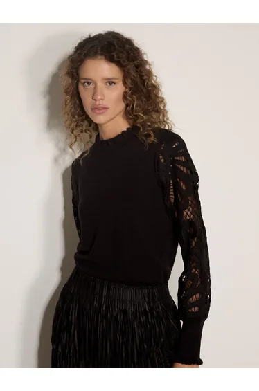 Lace Mesh Jumper