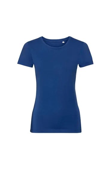 Russell Womens/Ladies Organic Short-Sleeved T-Shirt - Bright Royal Blue