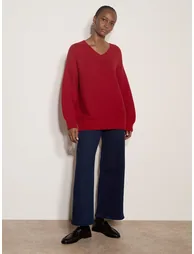 Textured Stitch Oversized Jumper