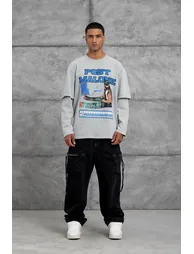 NOMARC Relaxed Crew Neck Sweatshirt