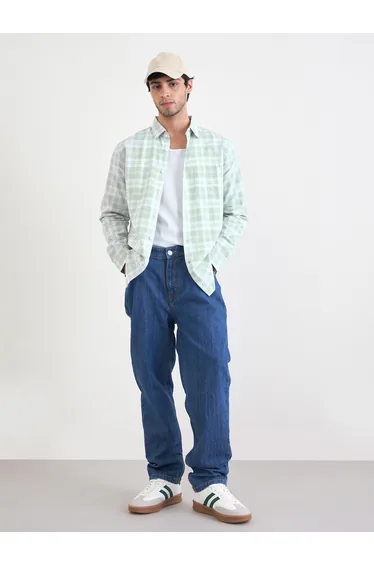 Checked Regular Fit Long Sleeve Shirt